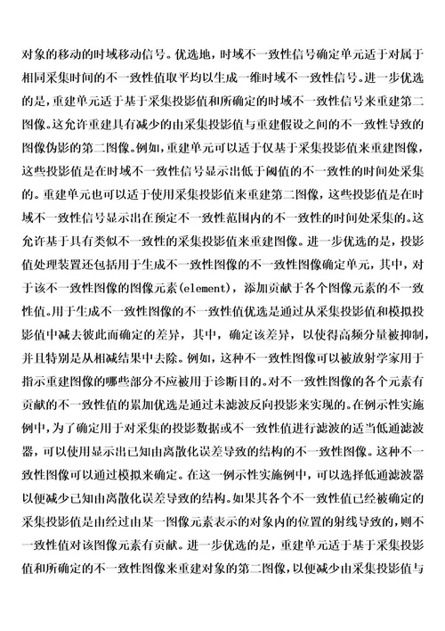 用于处理投影数据的装置和方法