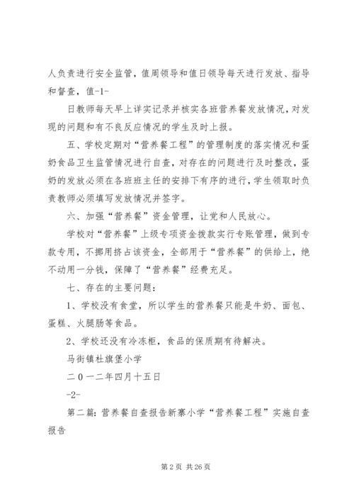 营养餐自查报告 (4).docx