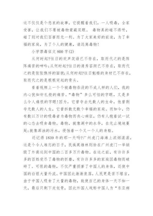 小学禁毒征文.docx