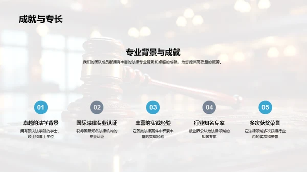 法律力量：专业团队介绍