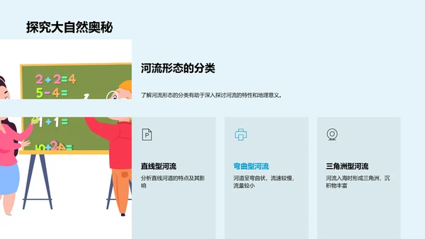 河流科学知识讲解PPT模板