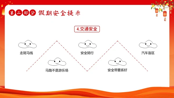 中秋国庆放假安全教育主题班会PPT课件国庆节