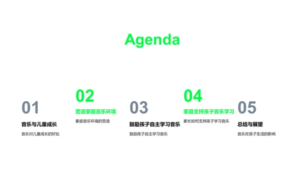 家庭音乐教育实践PPT模板