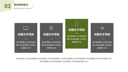 园林景观专业大学课程课件通用PPT模板