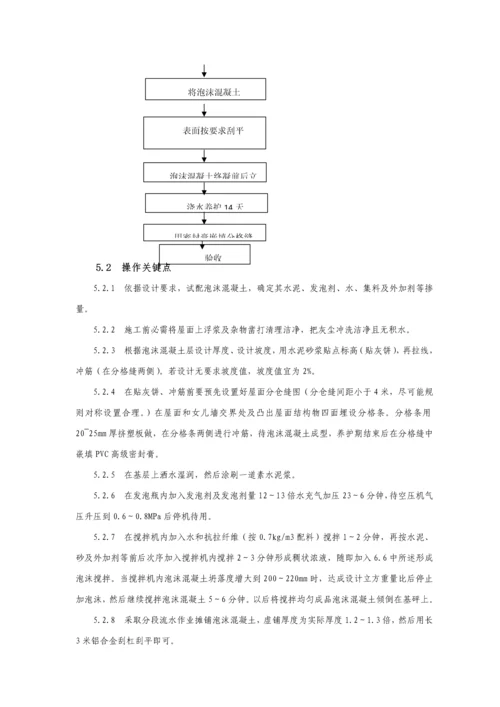 屋面泡沫混凝土综合项目施工新工法.docx