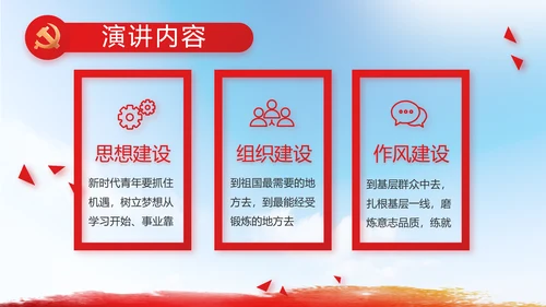 青春心向党建功新时代共青团PPT