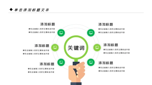 绿色清新生态文明环保低碳和谐社区PPT模板