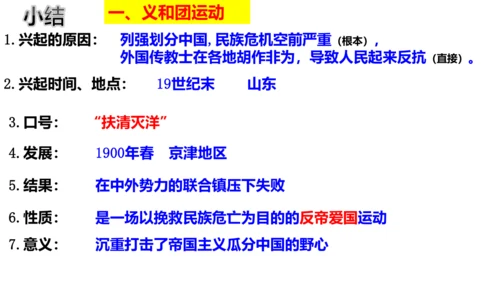 第一课第四框义和团运动与八国联军侵华战争（课件）