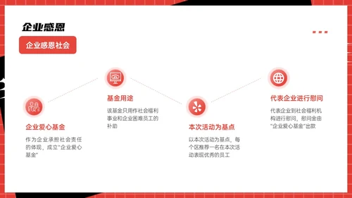 红色简约感恩节活动策划PPT模板