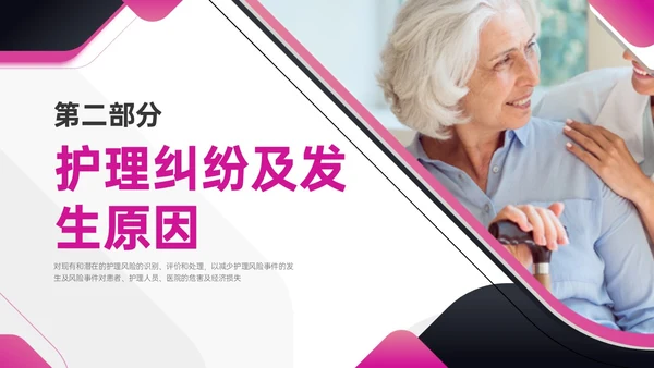 红色简约商务护理风险管理培训PPT课件