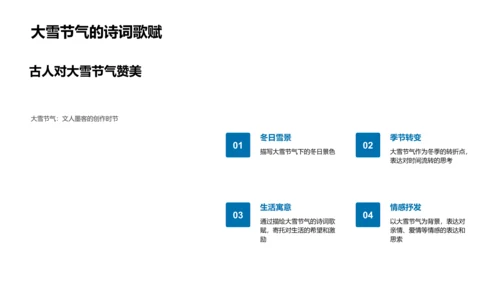 大雪节气知识讲解PPT模板