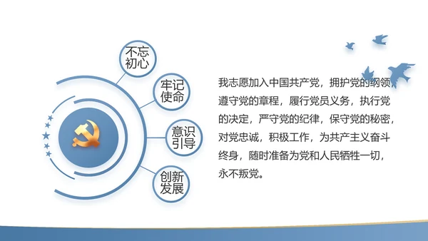 党史学习党支部学习工作总结PPT动态模板