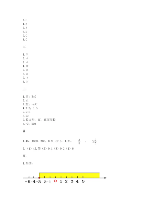 浙江省【小升初】2023年小升初数学试卷附答案（名师推荐）.docx