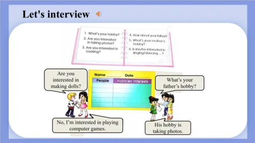 Unit 2 What's your hobby? Lesson 12 课件(共61张PPT)