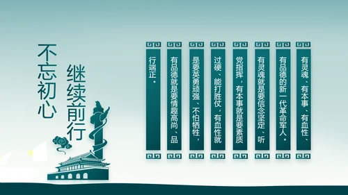 八一部队军事工作总结汇报动态PPT