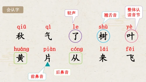课文1 秋天  课件