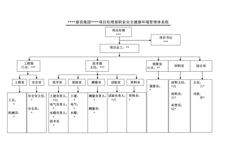 职业安康环境管理体系组织机构.docx