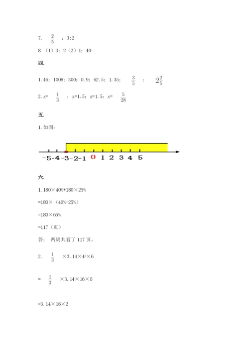 贵州省贵阳市小升初数学试卷（考点提分）.docx