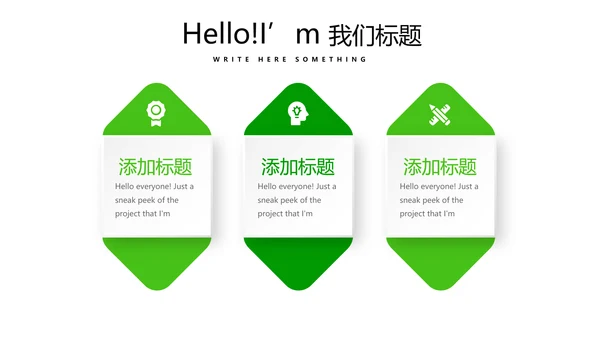 绿色时尚医药代表工作汇报动态PPT