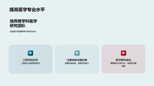 3D风生物医疗教学课件PPT模板