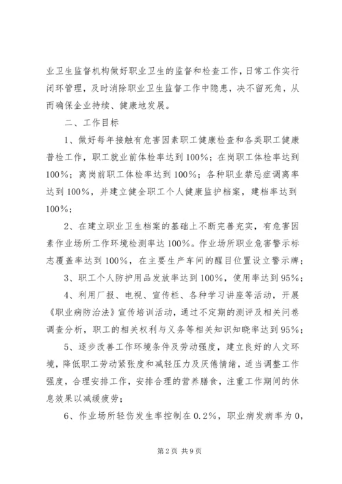 职业病防治工作计划 (2).docx