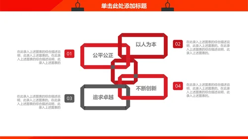 公司年度工作总结汇报通用PPT模板
