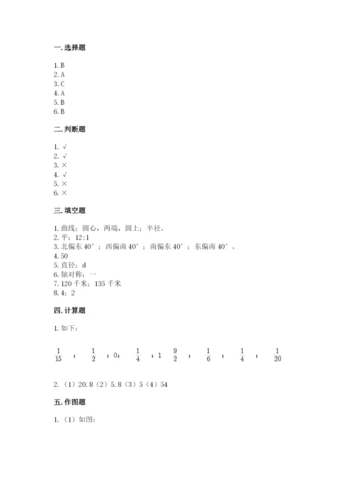 小学数学六年级上册期末卷附完整答案（考点梳理）.docx