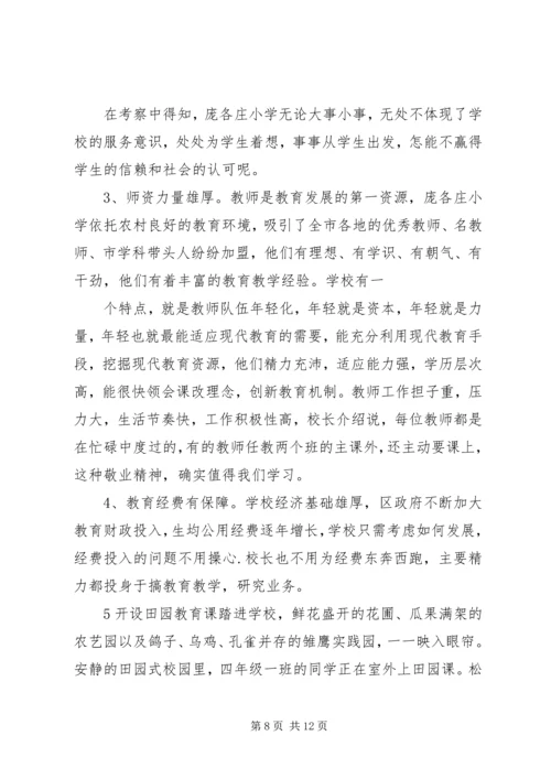 学校长岗位培训考察报告.docx