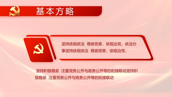 红色大气纪律检查委员会工作条例动态PPT模板