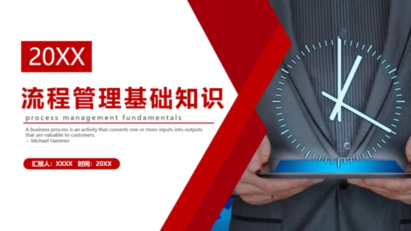 企业流程管理基本知识通用PPT模板
