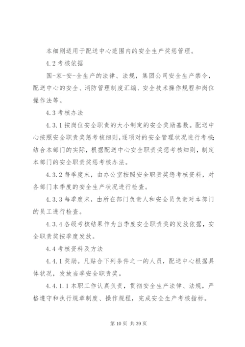 关于安全生产责任制考核制度范文大全.docx