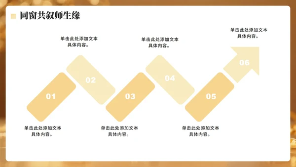 金色简约奢华风毕业季谢师宴PPT模板