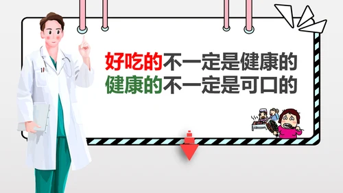 食品安全营养学饮食科普PPT模板