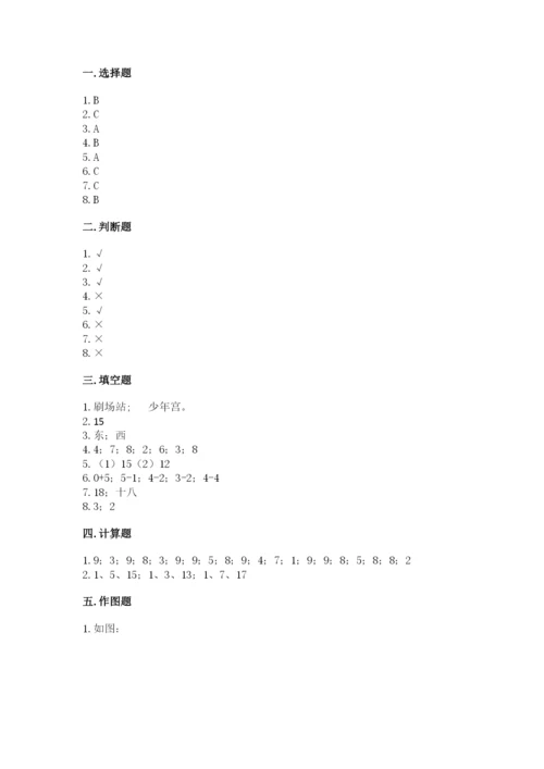 人教版一年级上册数学期末测试卷附完整答案【全优】.docx