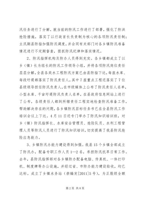 县防汛工作情况汇报_1.docx