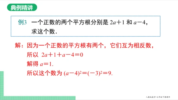6.1.3 平方根 课件（共18张PPT）