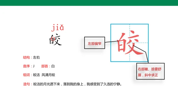 3 古诗三首 生字动画课件