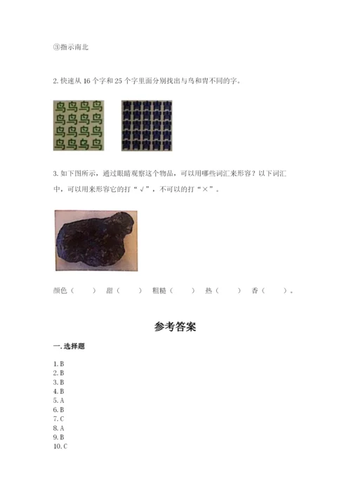 教科版小学科学二年级下册 期末测试卷附答案（轻巧夺冠）.docx