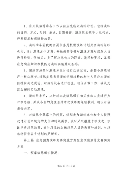应急预案演练计划和实施方案.docx