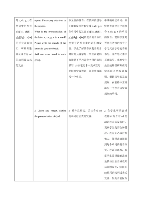 Unit 7 A Day to Remember第二课时Section A 2a—2e教案【人教版（