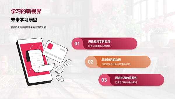 历史科目的应用价值PPT模板