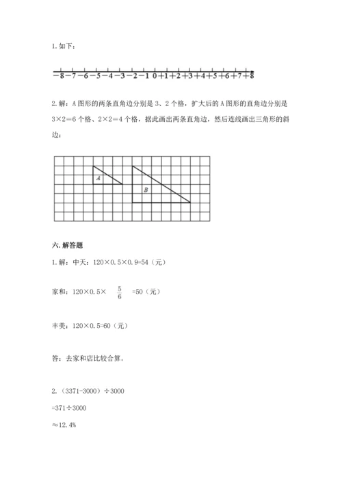 人教版六年级下册数学期末测试卷精品【能力提升】.docx