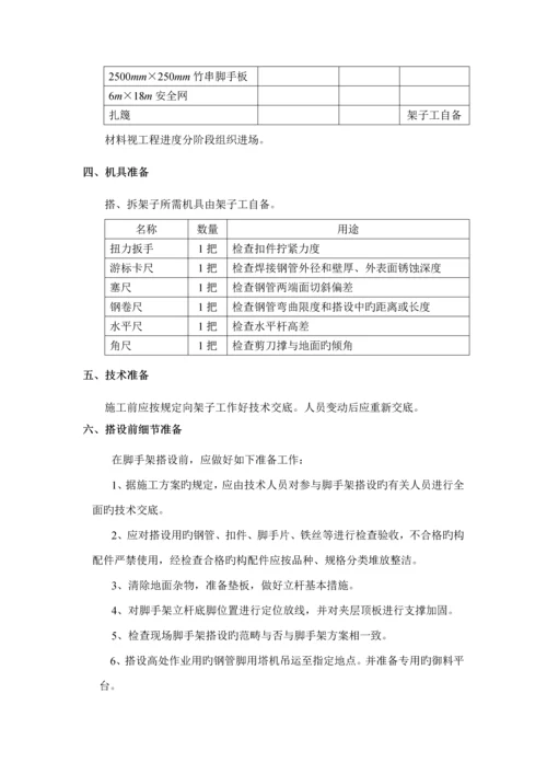 单排脚手架专项综合施工专题方案.docx