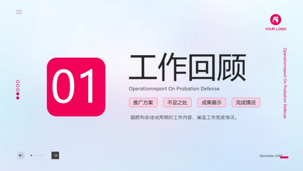 新媒体运营转正答辩工作汇报ppt模板