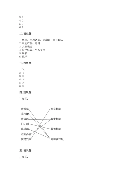 部编版四年级上册道德与法治期末测试卷（轻巧夺冠）.docx