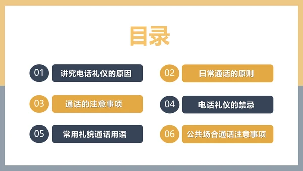 企业电话客服培训话务员PPT模板