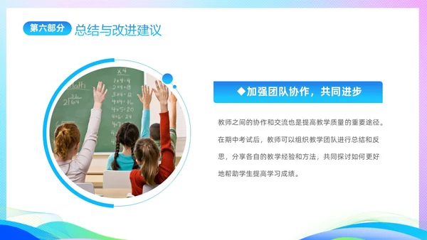 期中质量分析渐变科技风期中考试成绩分析大会主题PPT