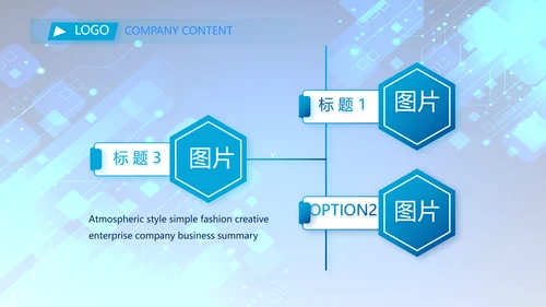 蓝色科技感年终工作总结汇报动态PPT