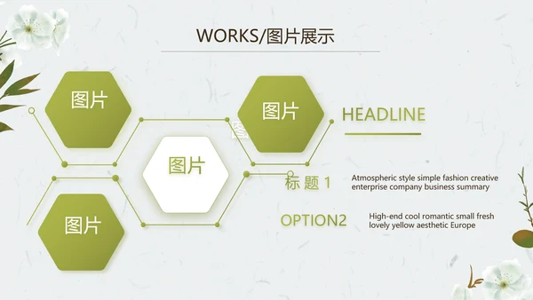 简约护肤品产品介绍工作总结动态PPT模板