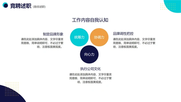 蓝色实景活泼企业员工竞聘述职报告PPT模板